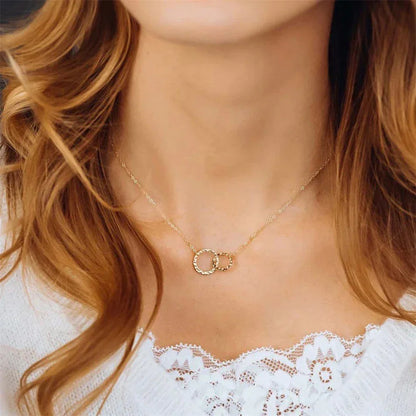 [Royal Vicky]Isabelle Gold Hoop Necklace