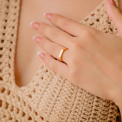 [Royal Vicky]Sasha Geometric Gold Ring