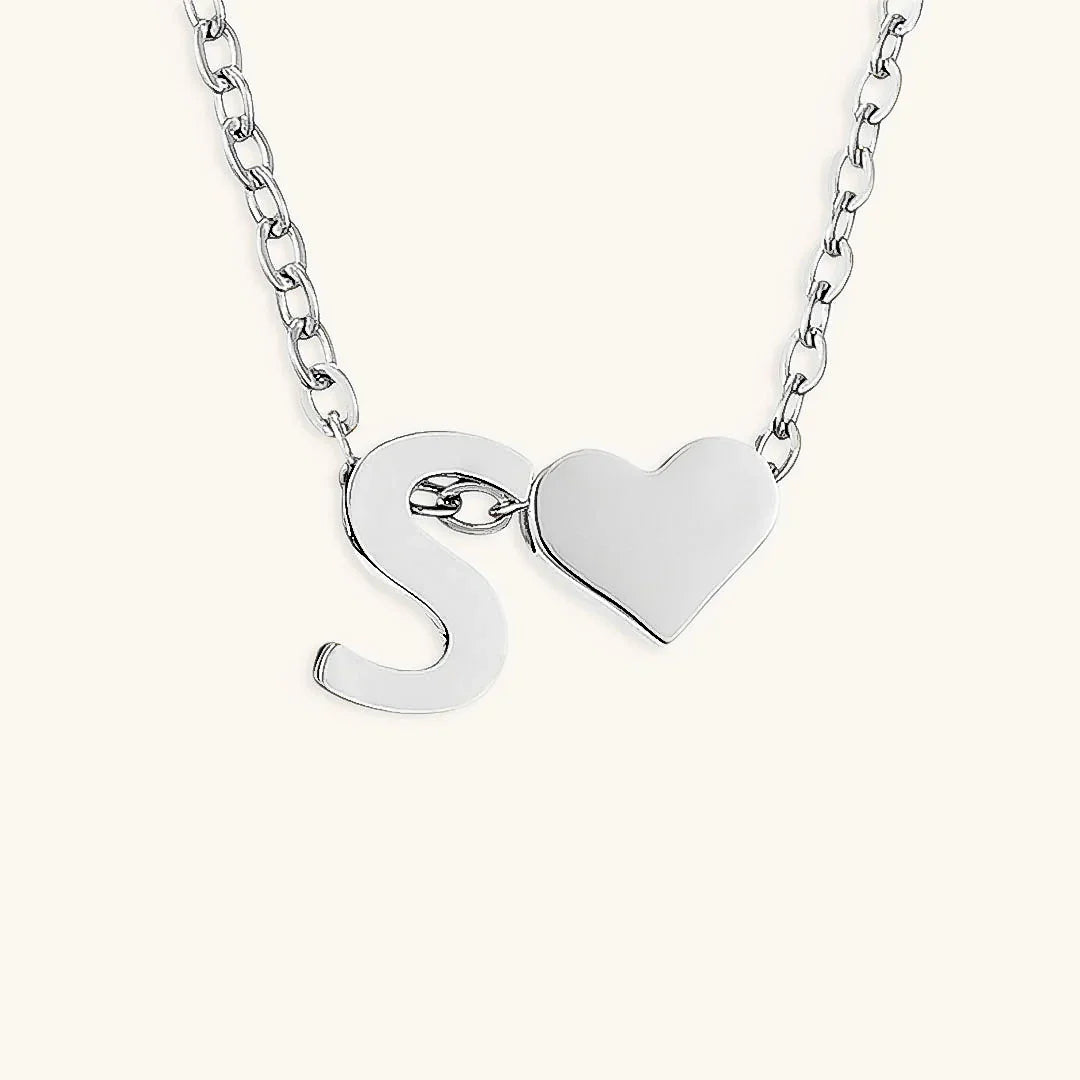 [Royal Vicky]Ria Initial Letter Gold Necklace