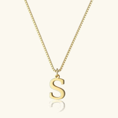 [Royal Vicky]Therese Letter Initial Gold Necklace