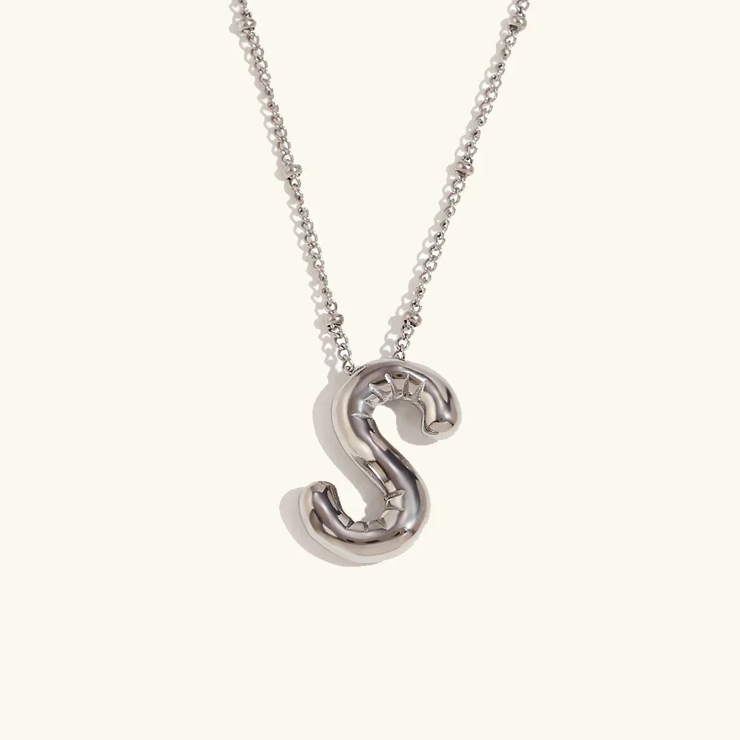 [Royal Vicky]Balloon Gold Initial Necklace