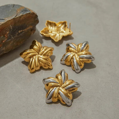 [Royal Vicky]Thymes Gold Star Earrings