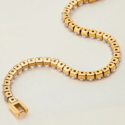 [Royal Vicky]Avaria Oval Cut Tennis Bracelet