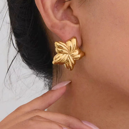 [Royal Vicky]Thymes Gold Star Earrings