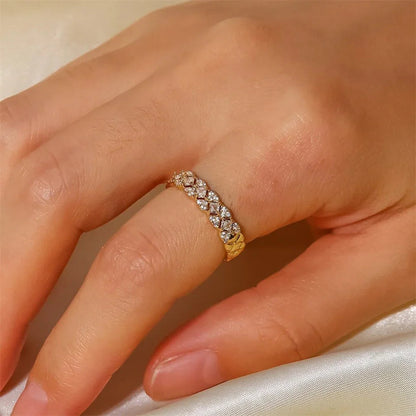 [Royal Vicky]Camille Gold Patterned Ring