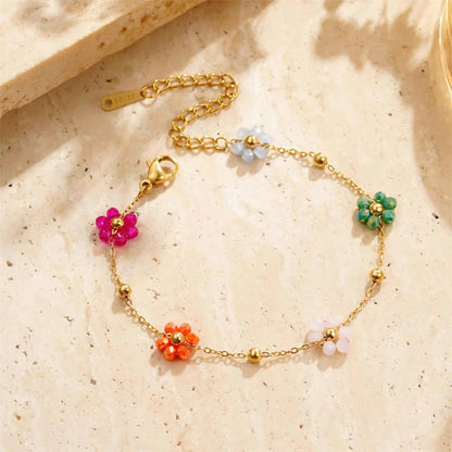[Royal Vicky]Azalea Floral Gold Bracelet