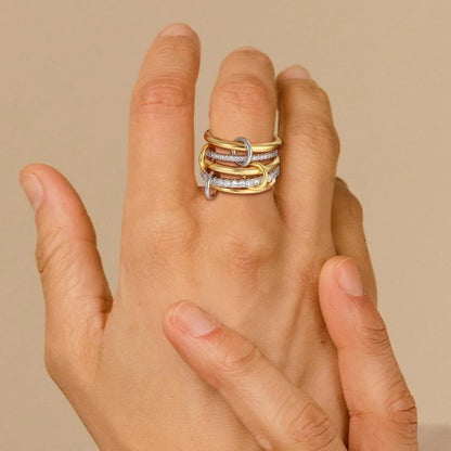[Royal Vicky]Vera Stacked Diamond Ring
