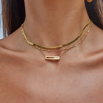 [Royal Vicky]Abby Sculpted Gold Pendant