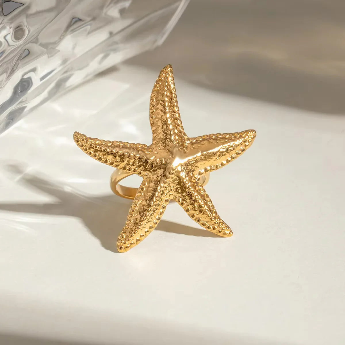 [Royal Vicky]Seabreeze Gold Starfish Ring