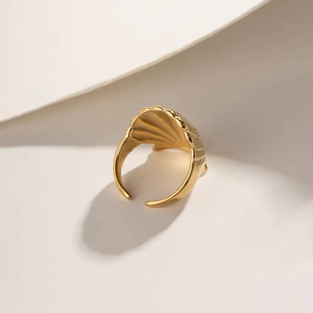 [Royal Vicky]Aloha Gold Seashell Ring