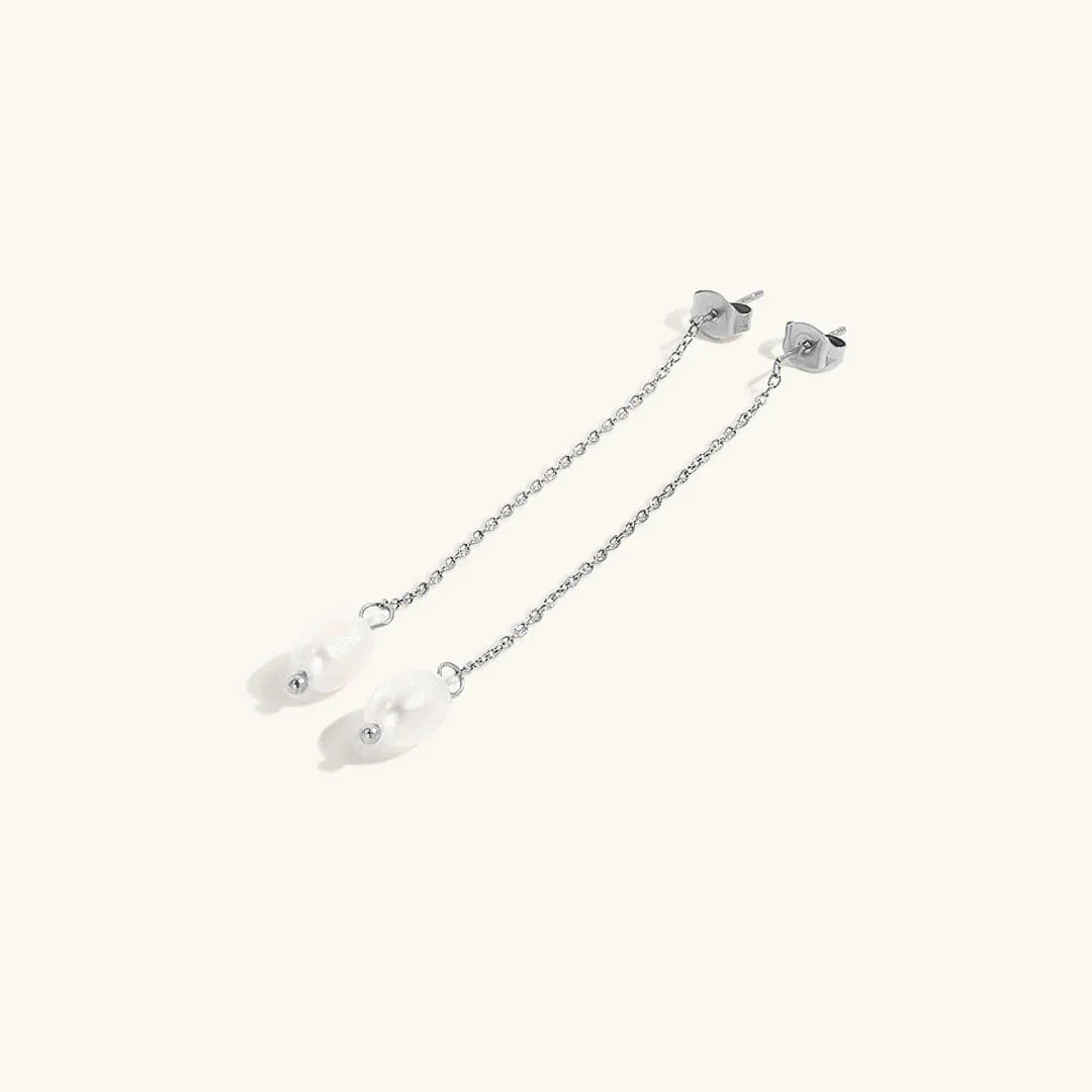 [Royal Vicky]Tessa Pearl Tassel Earrings