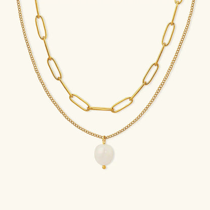 [Royal Vicky]Tropica Freshwater Pearl Necklace