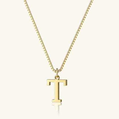 [Royal Vicky]Therese Letter Initial Gold Necklace
