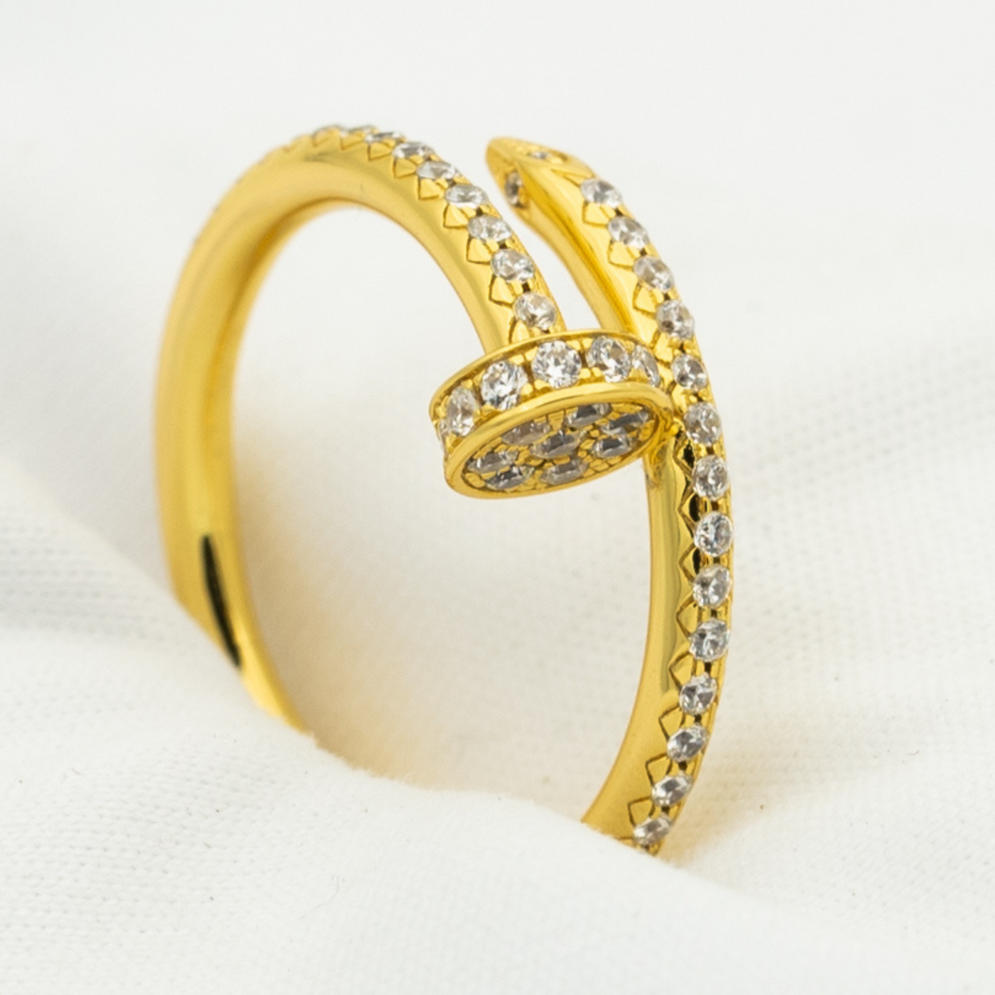[Vicky]JUSTE RING 1,8 MM GOLD DIAMANTEN