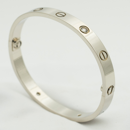 [Vicky] LIEBESARMBAND 6,1 MM 4 DIAMANTEN 