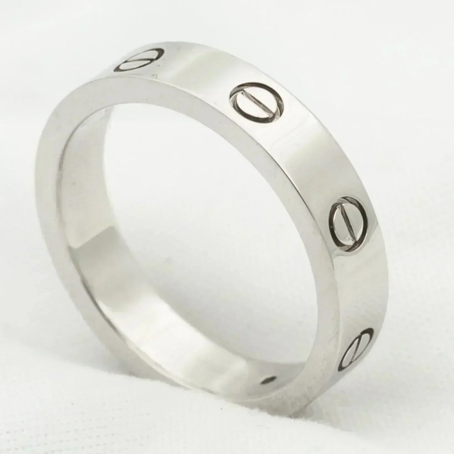 [Vicky]Liebesring 4mm 1 Diamant Silber
