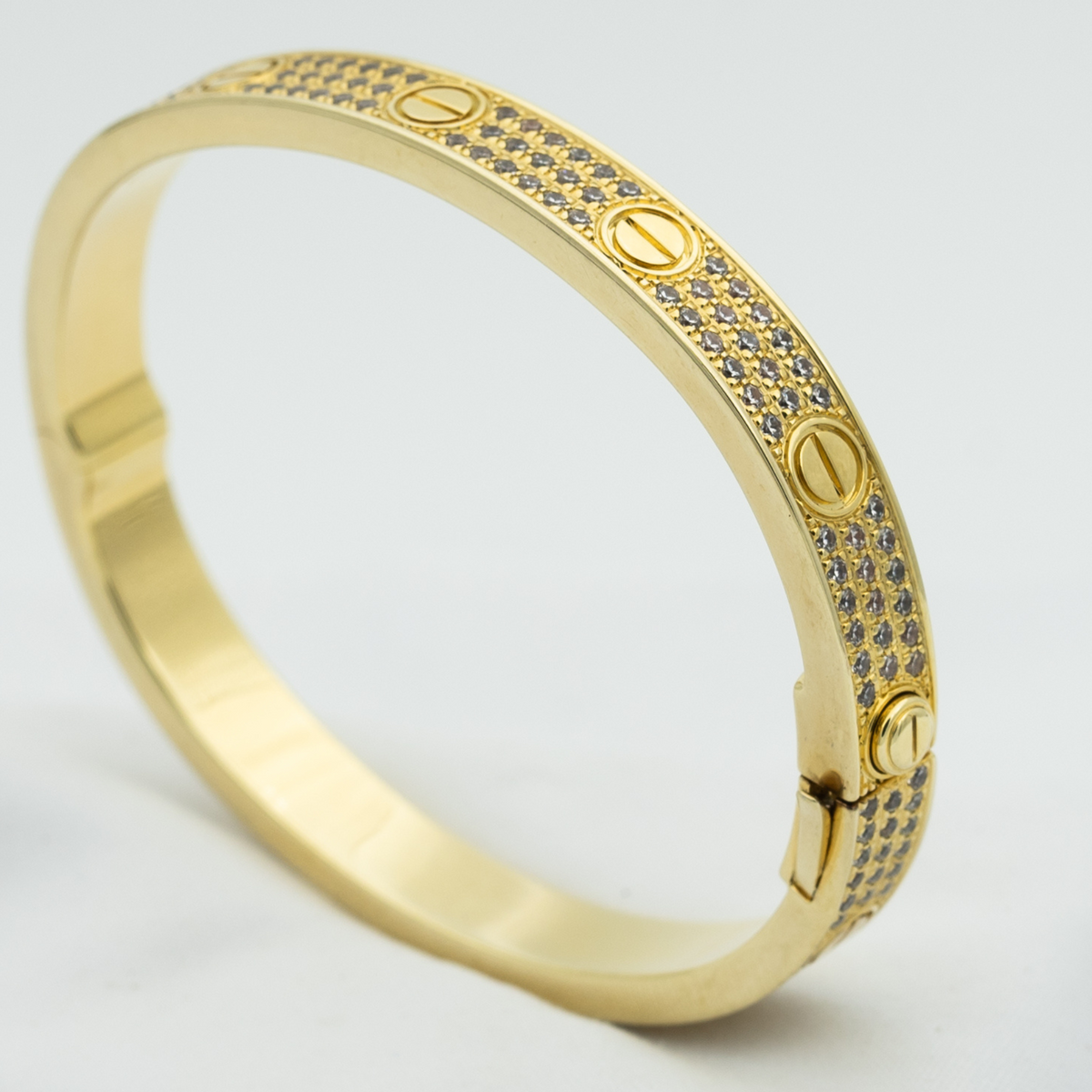 [Royal&Vicky]LOVE BRACELET 6.1MM DIAMOND-PAVED