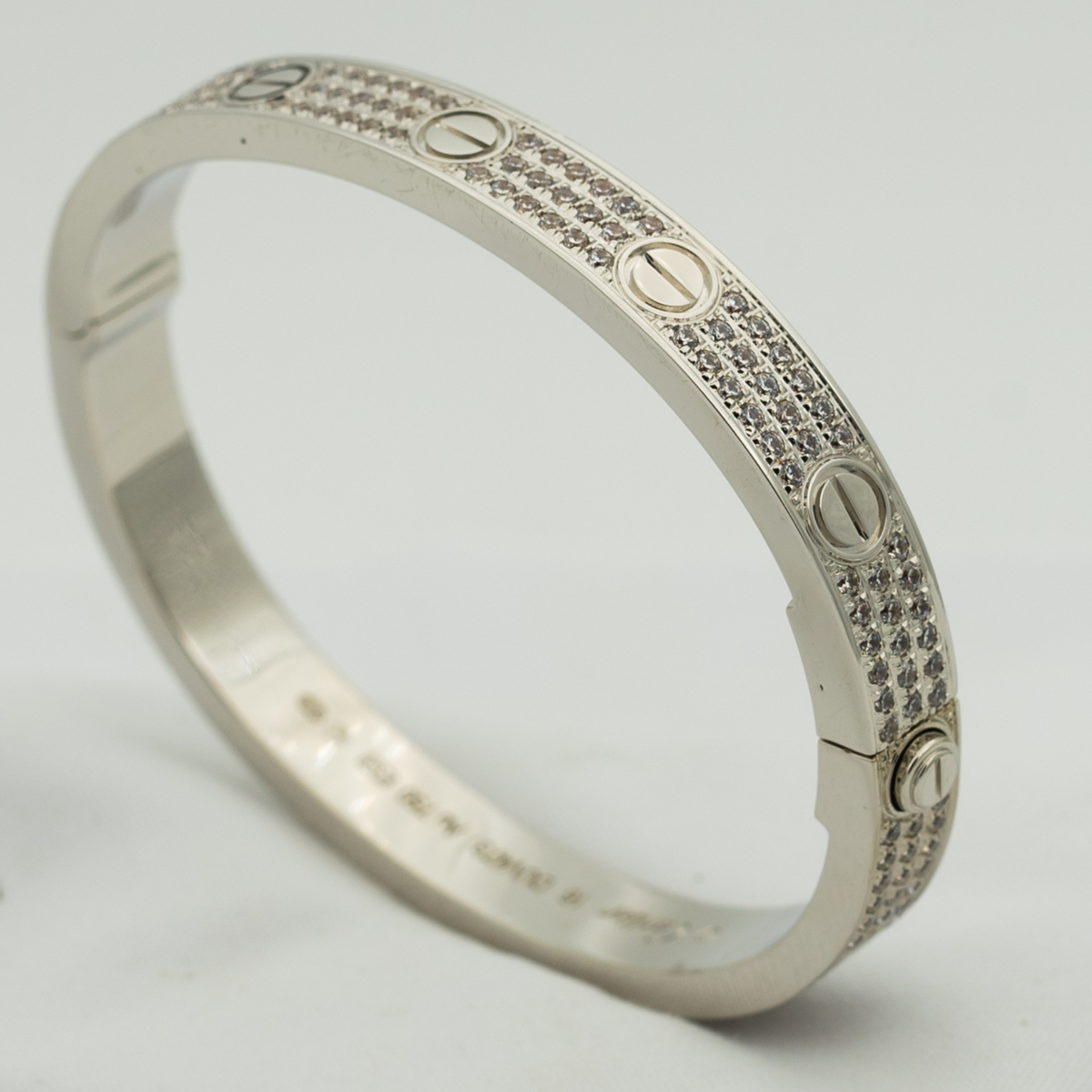 [Royal&Vicky]LOVE BRACELET 6.1MM DIAMOND-PAVED