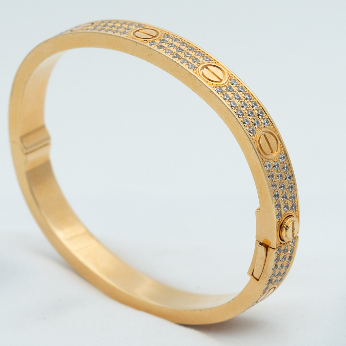 [Royal&Vicky]LOVE BRACELET 6.1MM DIAMOND-PAVED