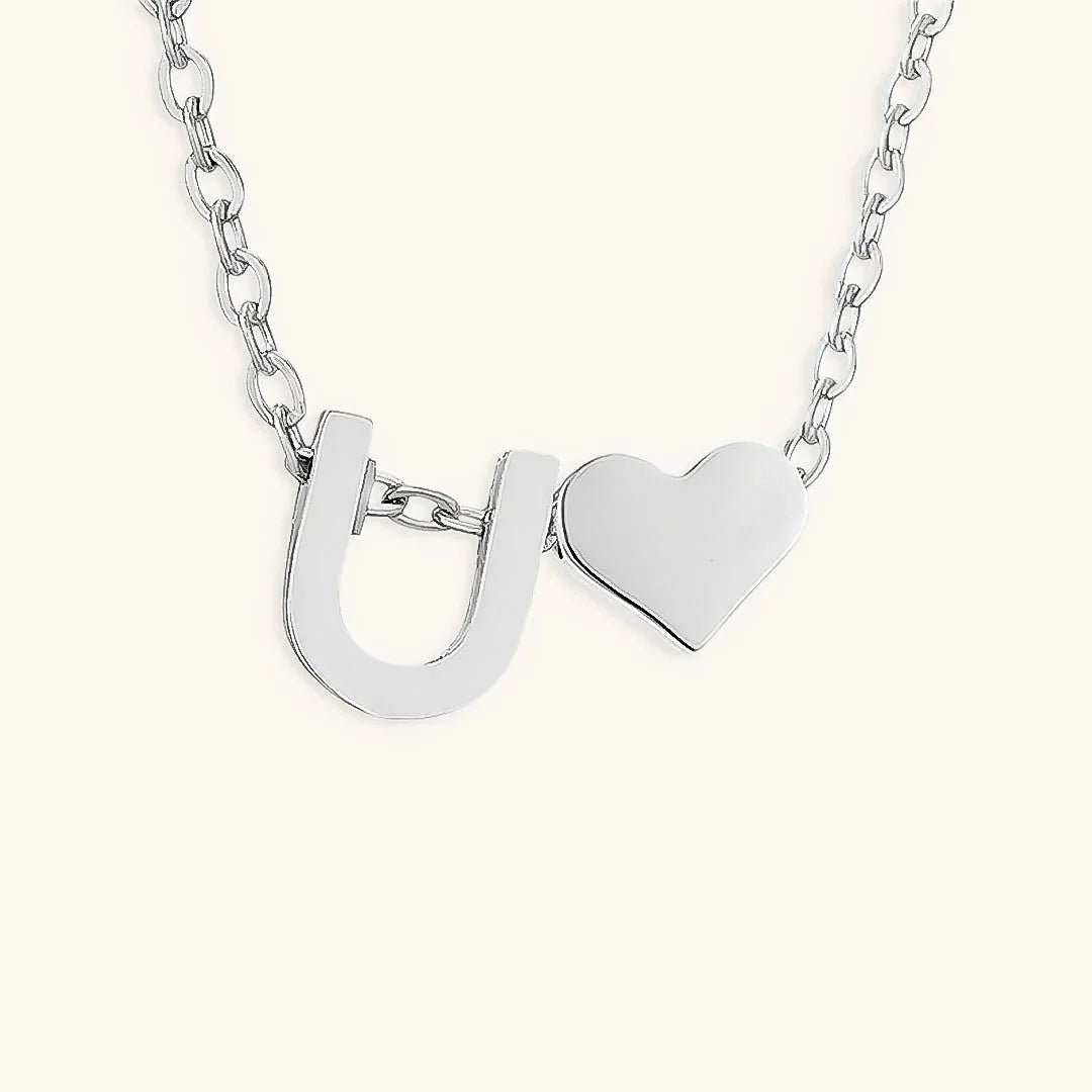 [Royal Vicky]Ria Initial Letter Gold Necklace