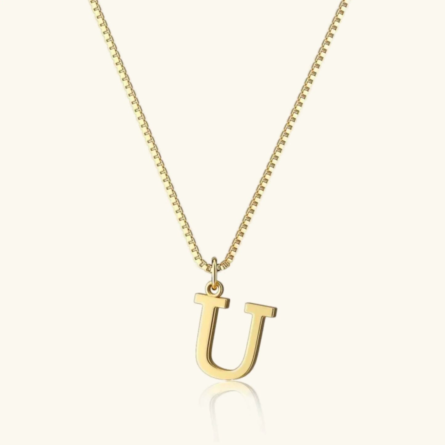 [Royal Vicky]Therese Letter Initial Gold Necklace