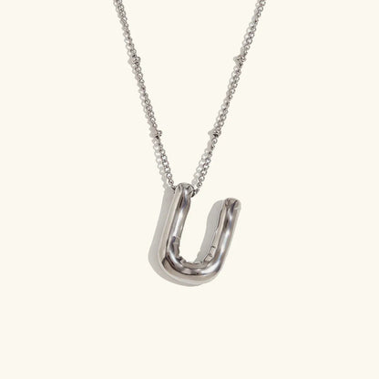 [Royal Vicky]Balloon Gold Initial Necklace