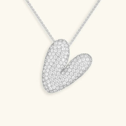 [Royal Vicky]Bubble Initial Diamond Necklace