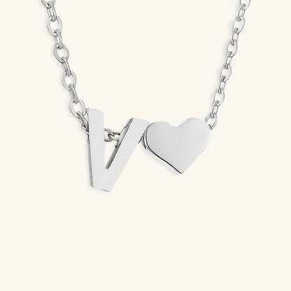 [Royal Vicky]Ria Initial Letter Gold Necklace