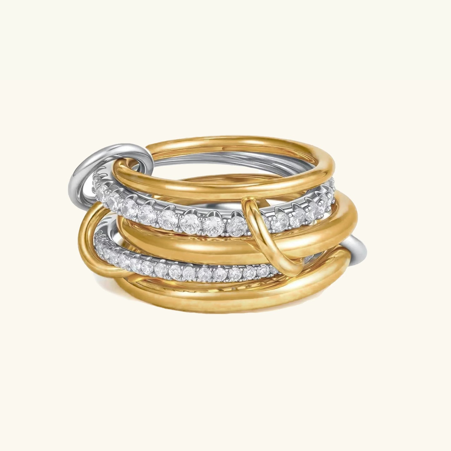 [Royal Vicky]Vera Stacked Diamond Ring
