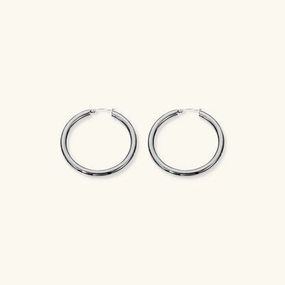 [Royal Vicky]Wide Hoop Earrings