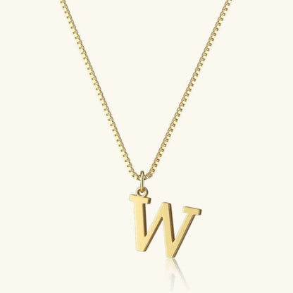 [Royal Vicky]Therese Letter Initial Gold Necklace
