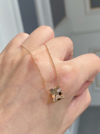 [Vicky] BIENENLIEBE DIAMANT-HALSKETTE