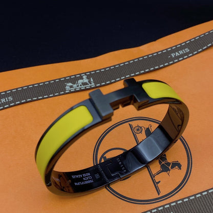 [Vicky]CLIC HM SO BLACK YELLOW BRACELET