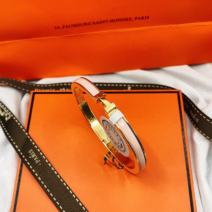 [Vicky]CLASSIC HM CLIC  PINK 8MM ENAMEL BRACELET