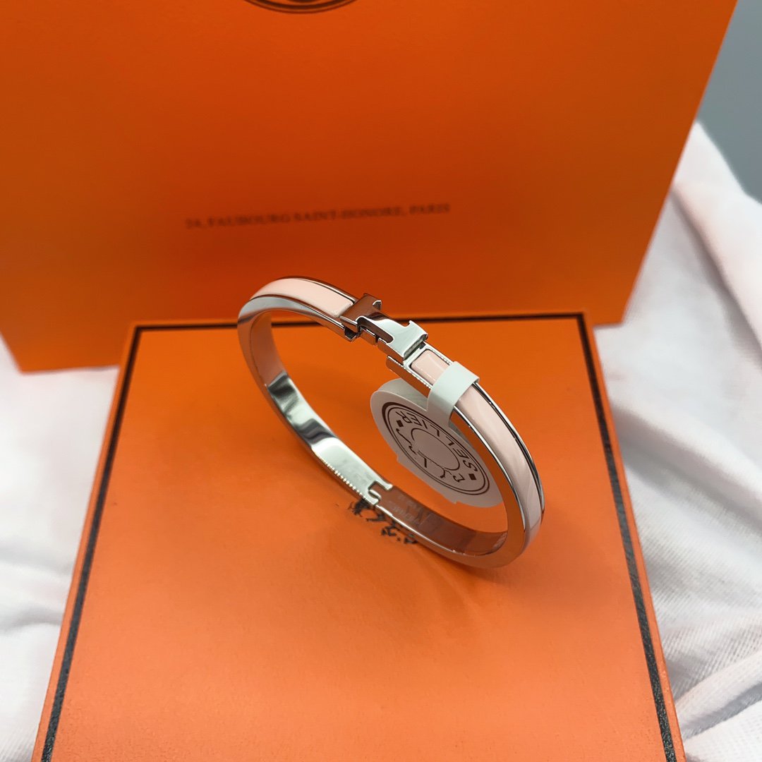 [Vicky]CLASSIC HM CLIC  PINK 8MM ENAMEL BRACELET