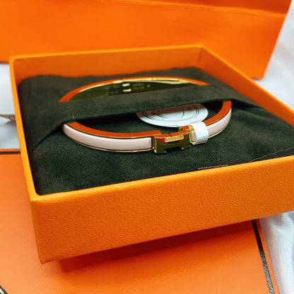 [Vicky]CLASSIC HM CLIC  PINK 8MM ENAMEL BRACELET