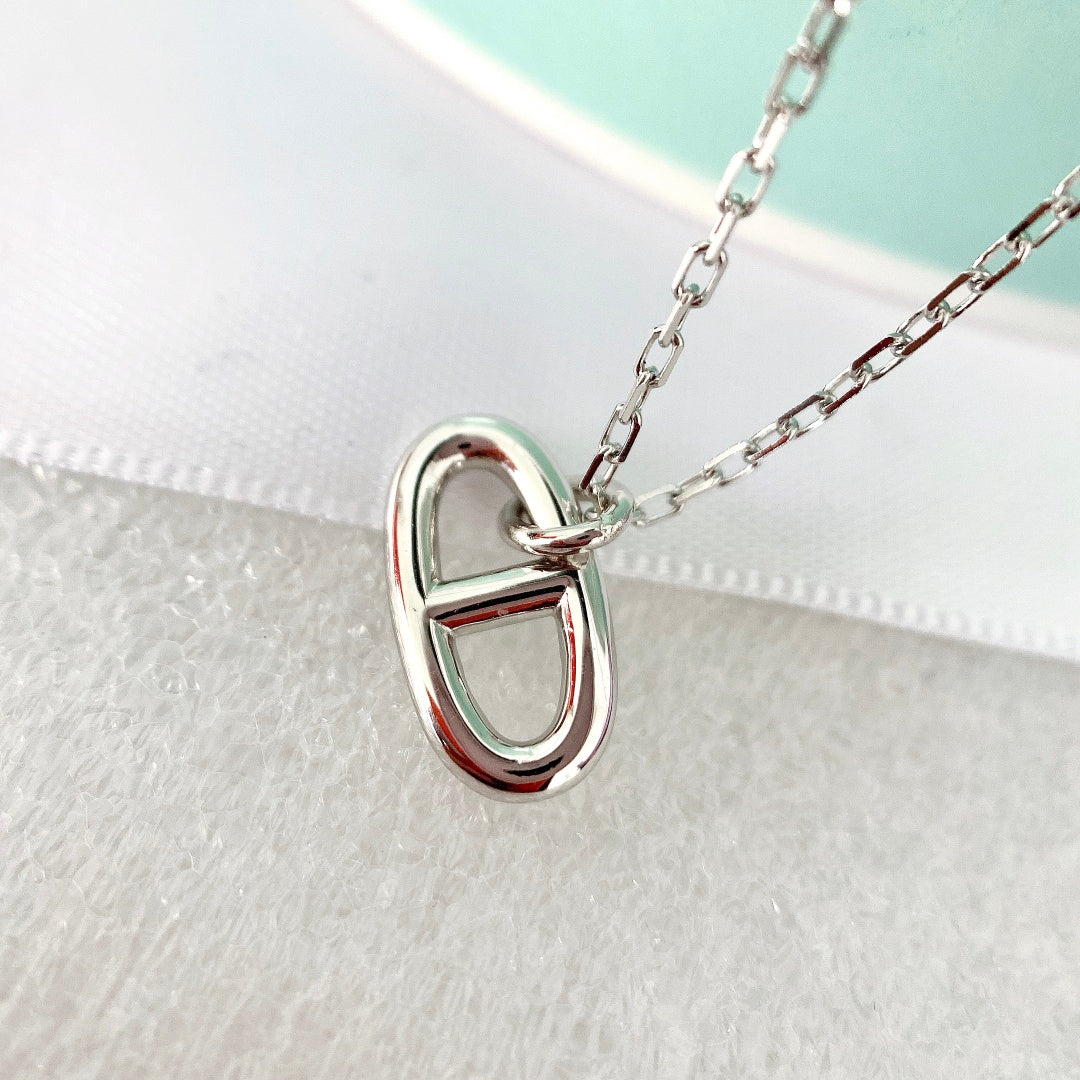 [Vicky]HM PIG NOSE NECKLACE