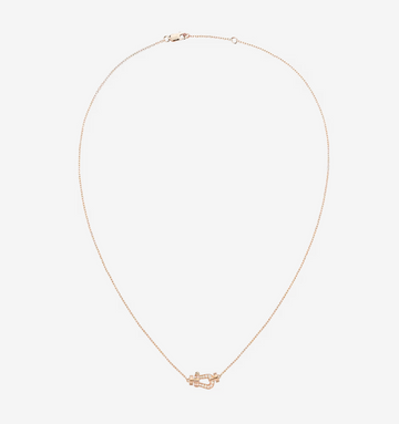 [Royal&Vicky]FORCE 10 DIAMOND PINK GOLD NECKLACE MINI MODEL