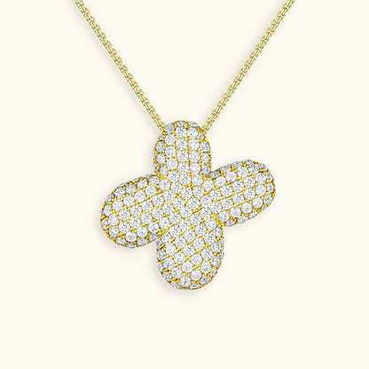 [Royal Vicky]Bubble Initial Diamond Necklace
