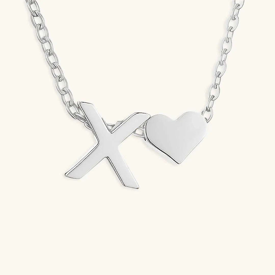 [Royal Vicky]Ria Initial Letter Gold Necklace