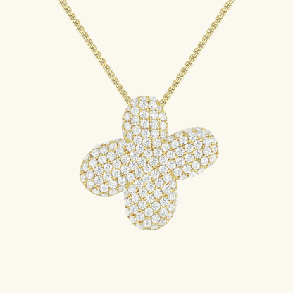 [Royal Vicky]Bubble Initial Diamond Necklace