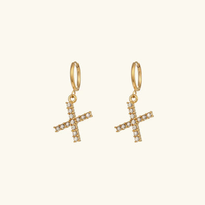 [Royal Vicky]Wilhemina Initial Letter Earrings