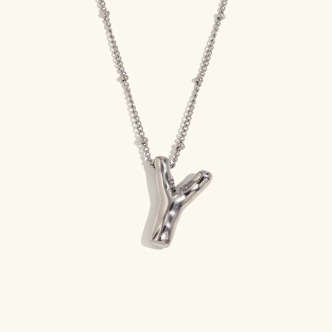 [Royal Vicky]Balloon Gold Initial Necklace