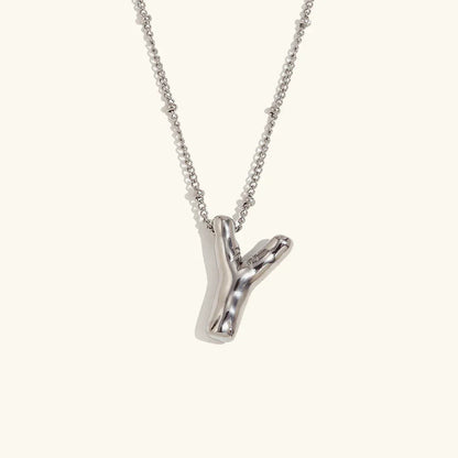 [Royal Vicky]Balloon Gold Initial Necklace