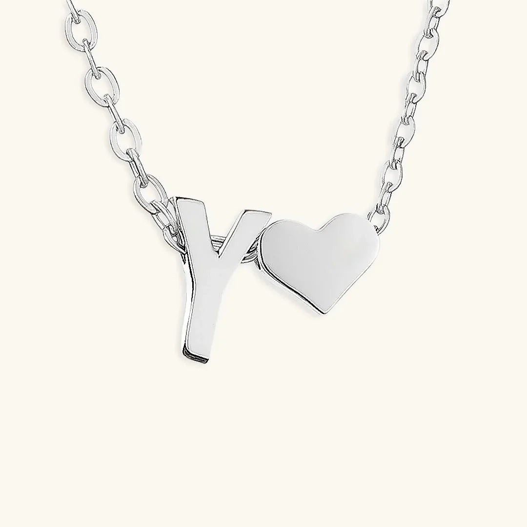 [Royal Vicky]Ria Initial Letter Gold Necklace