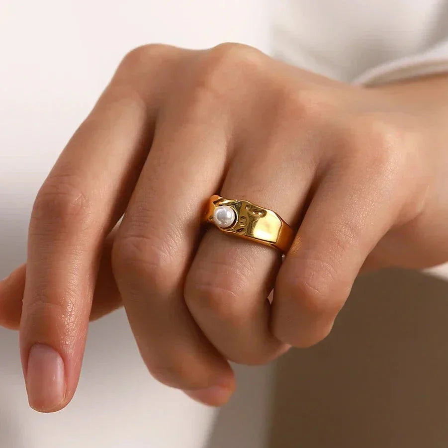 [Royal Vicky]Cerulia Freshwater Pearl Ring