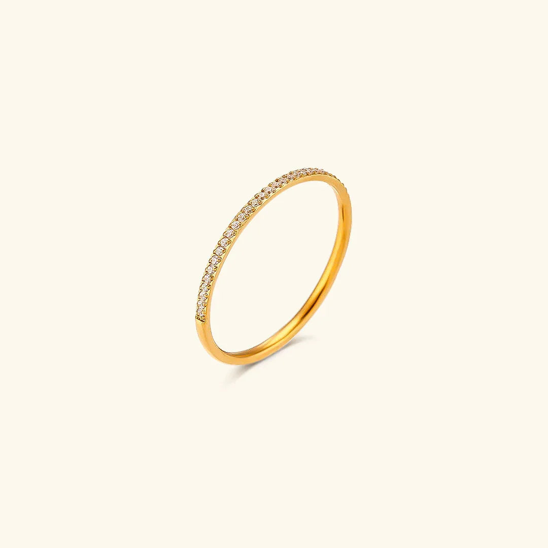 [Royal&Vicky]Zarra Paved Gold Ring