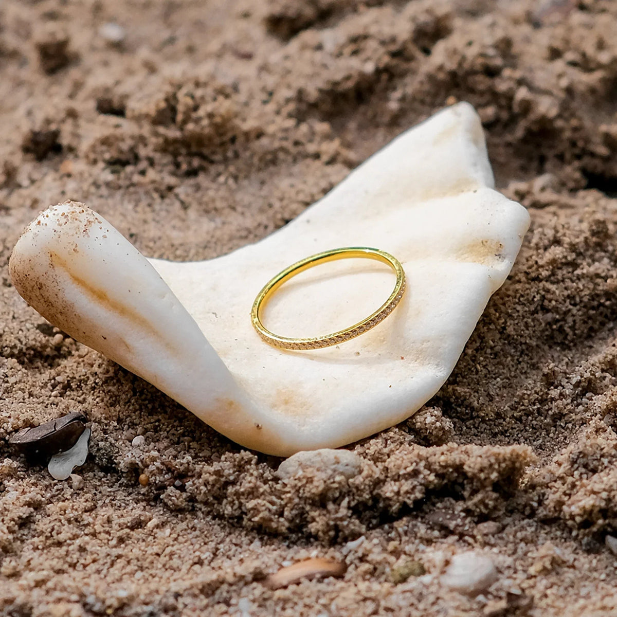 [Royal&Vicky]Zarra Paved Gold Ring