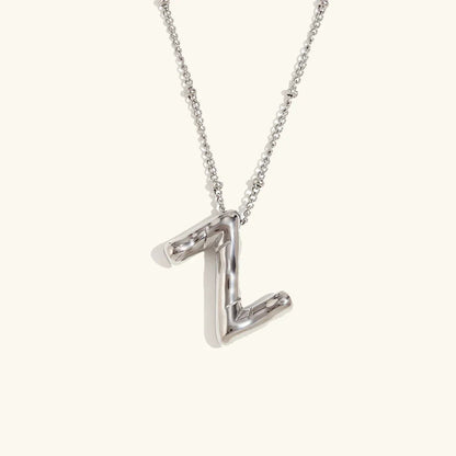 [Royal Vicky]Balloon Gold Initial Necklace