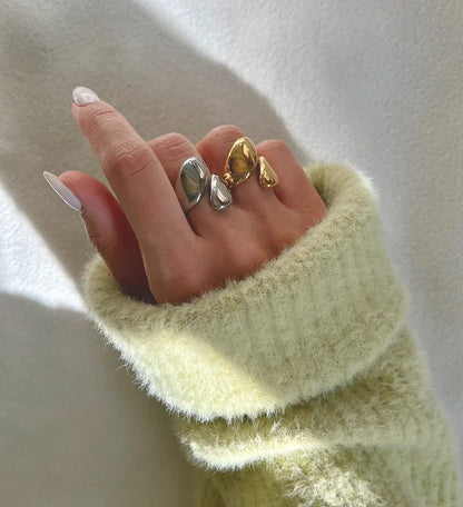 [Royal Vicky]Hattaria Gold Ring
